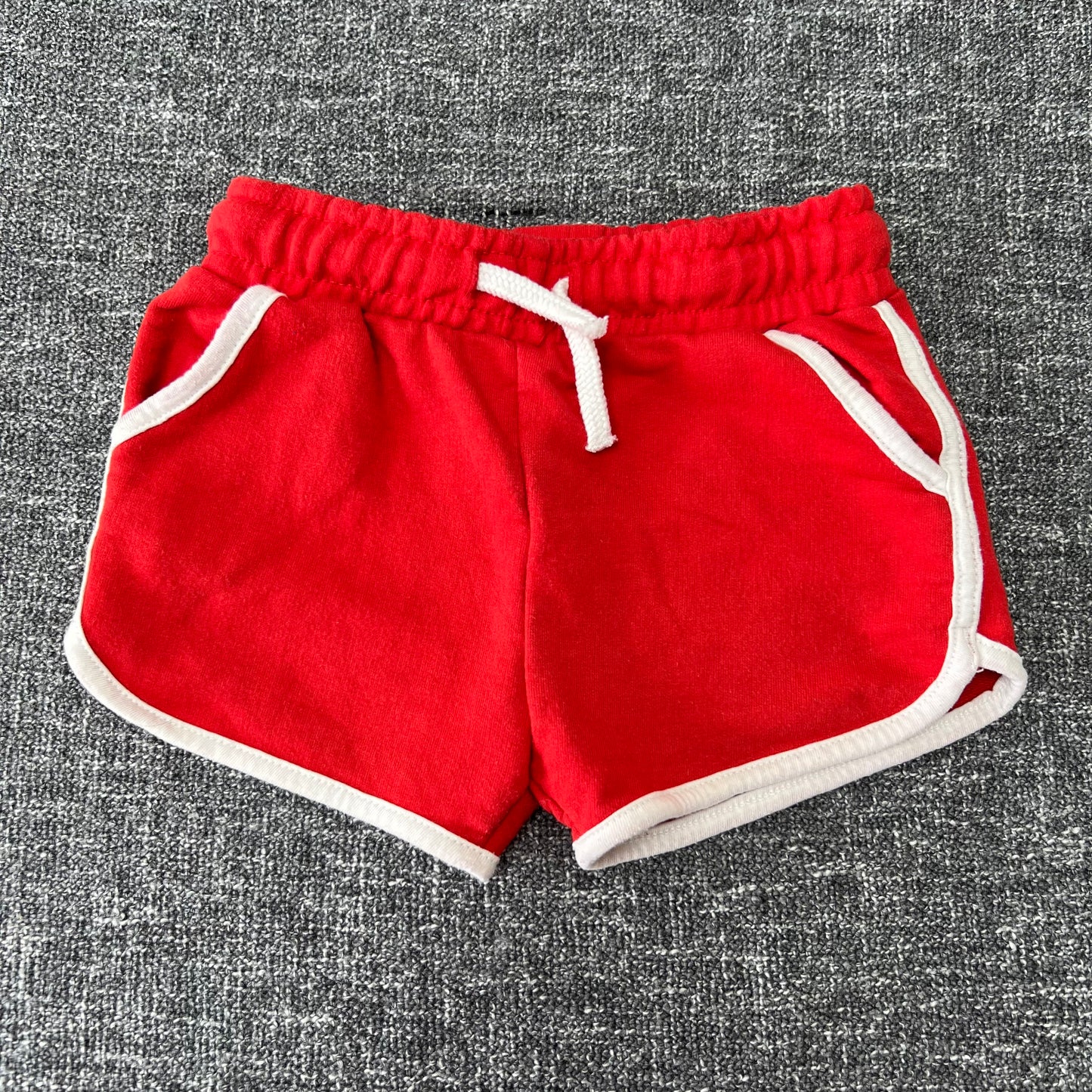 Girls 2-3 Year Red & White Shorts