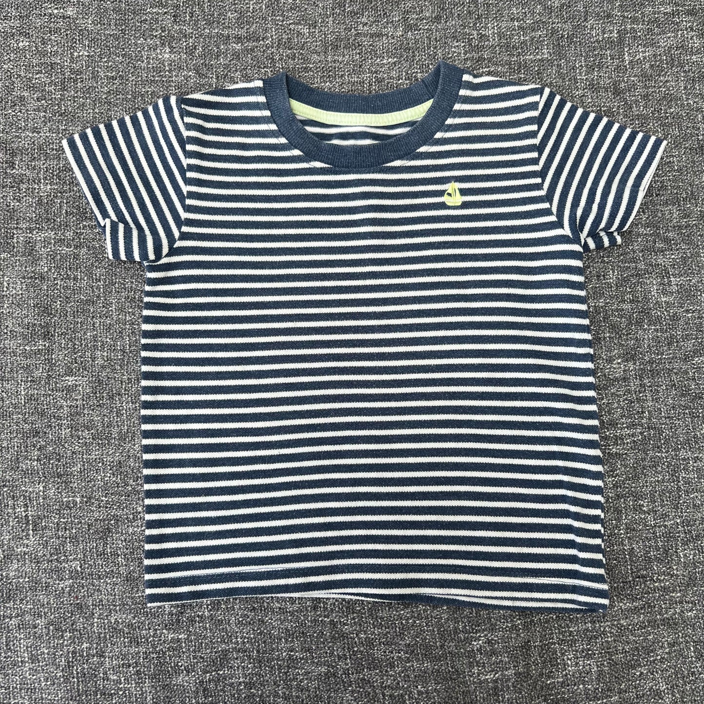 Boys 2-3 Year Blue & White Striped T-shirt