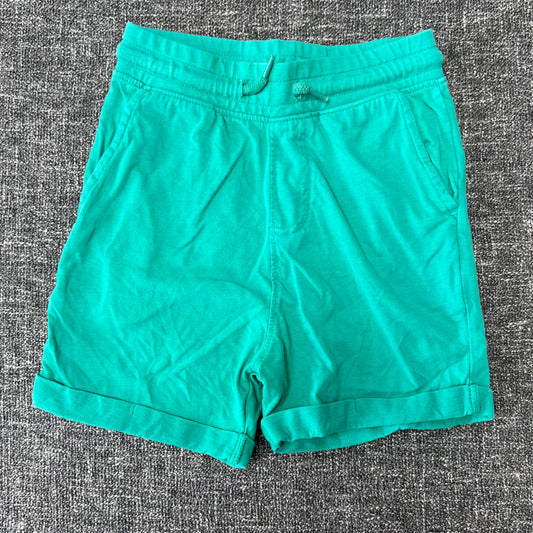 Boys 2-3 Year Plain Green Jersey Shorts