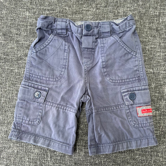 Boys 2-3 Year Plain Blue Cargo Shorts