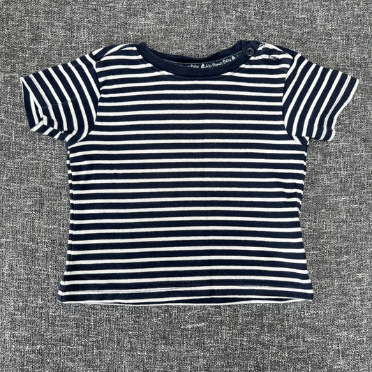 Boys 2-3 Year Blue & White Striped T-shirt