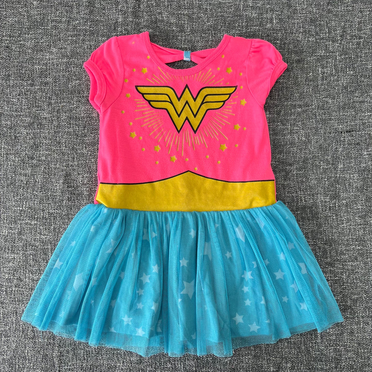 Girls 18-24 Month Pink & Blue "Wonder Woman Night Dress