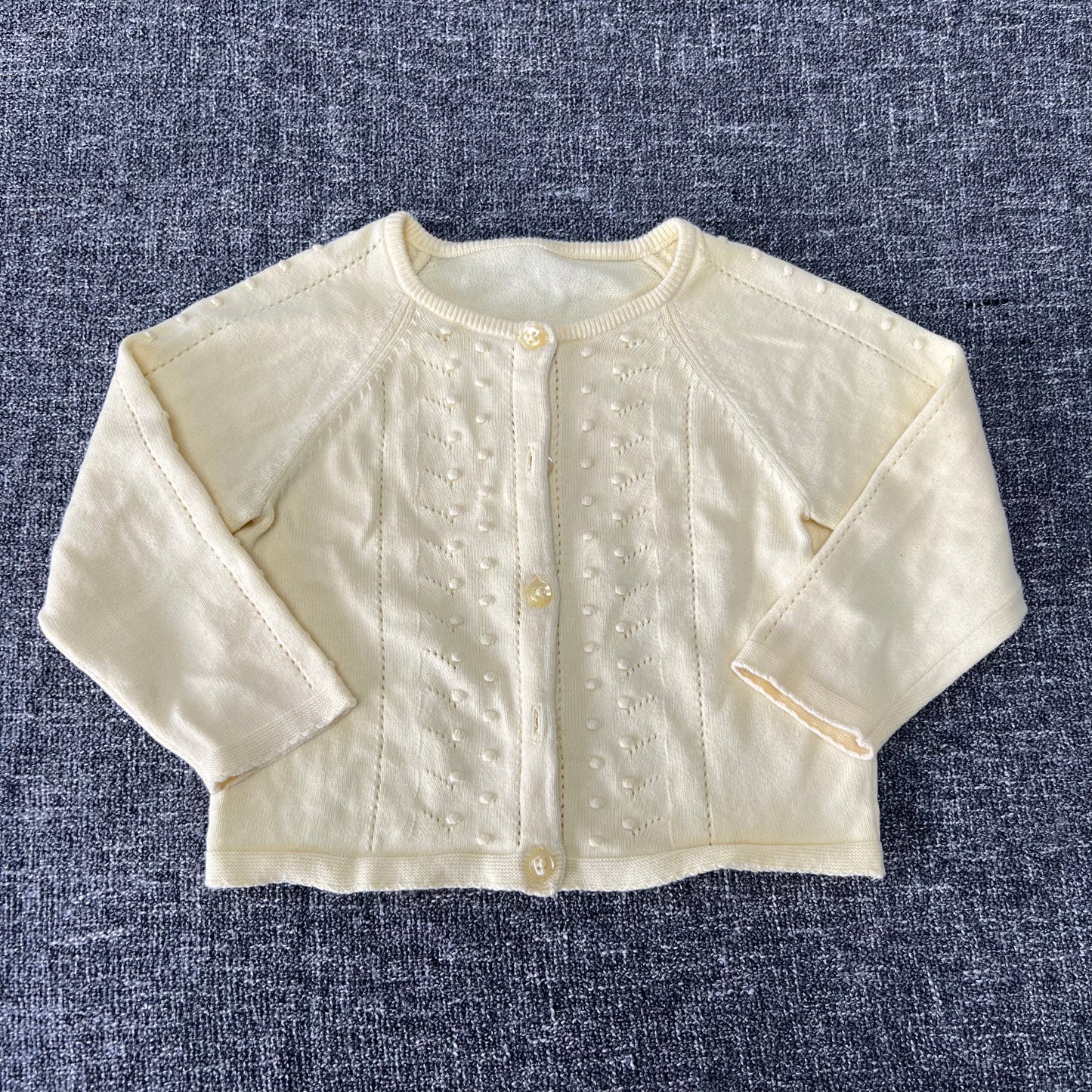 Girls 18-24 Month Lemon Yellow Summer Cardigan