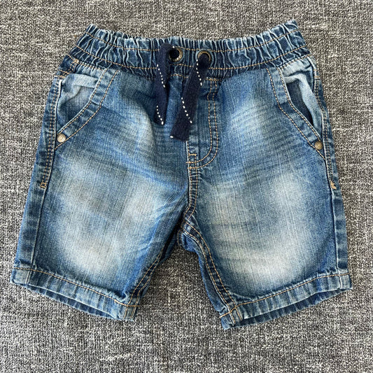 Boys 18-24 Month Blue Denim Shorts