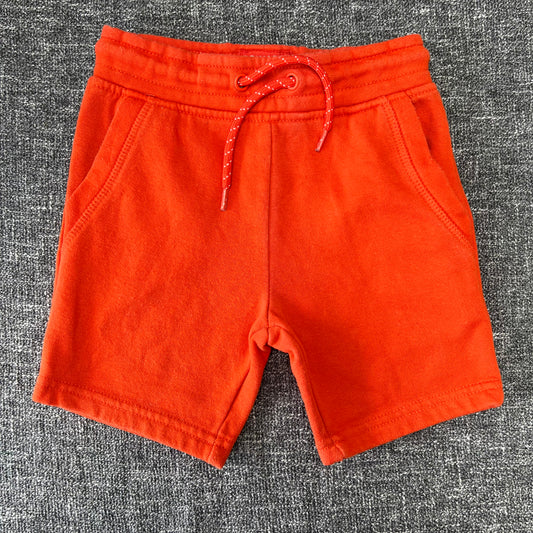 Boys 18-24 Month Plain Orange Jogger Style Shorts