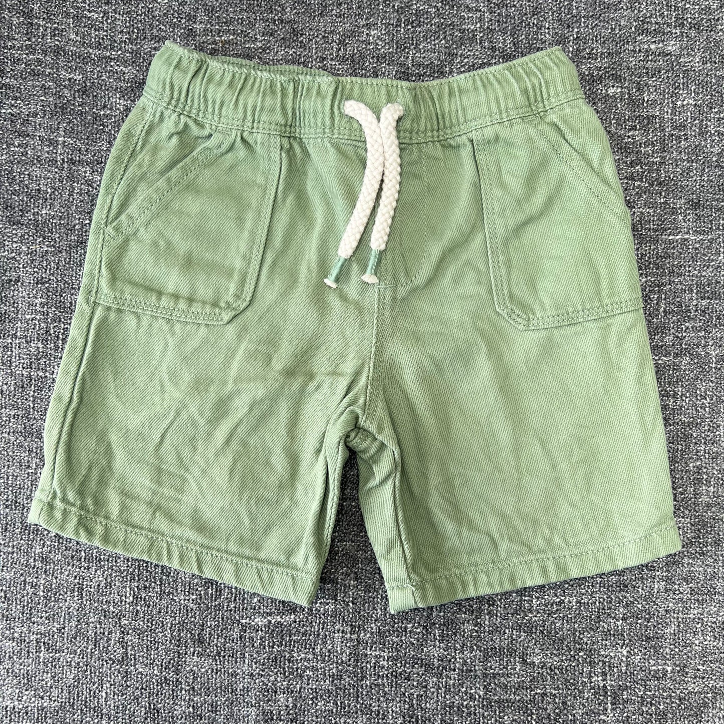 Boys 18-24 Month Plain Green Shorts