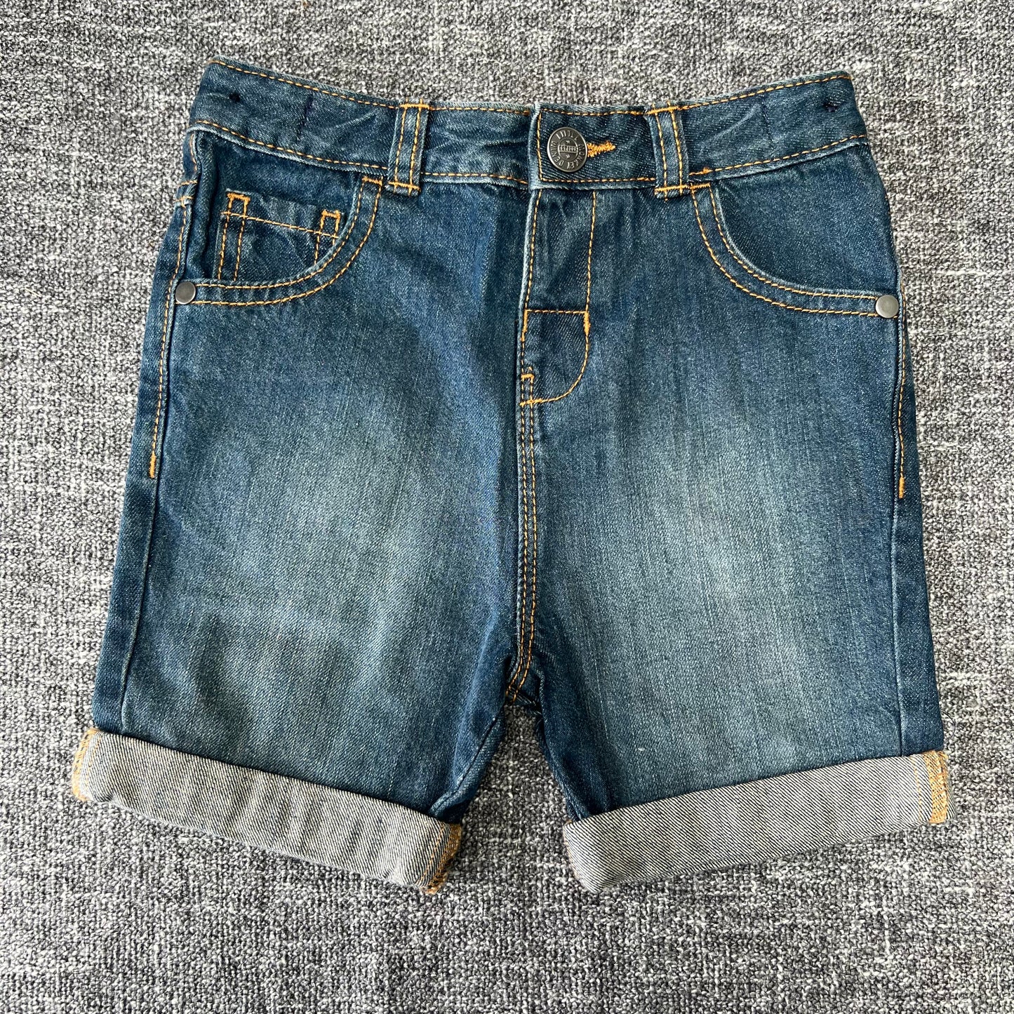 Boys 18-24 Month Blue Denim Shorts