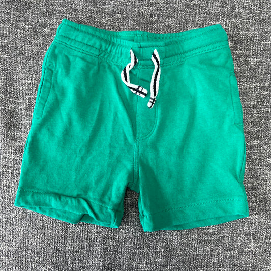 Boys 18-24 Month Plain Green Shorts