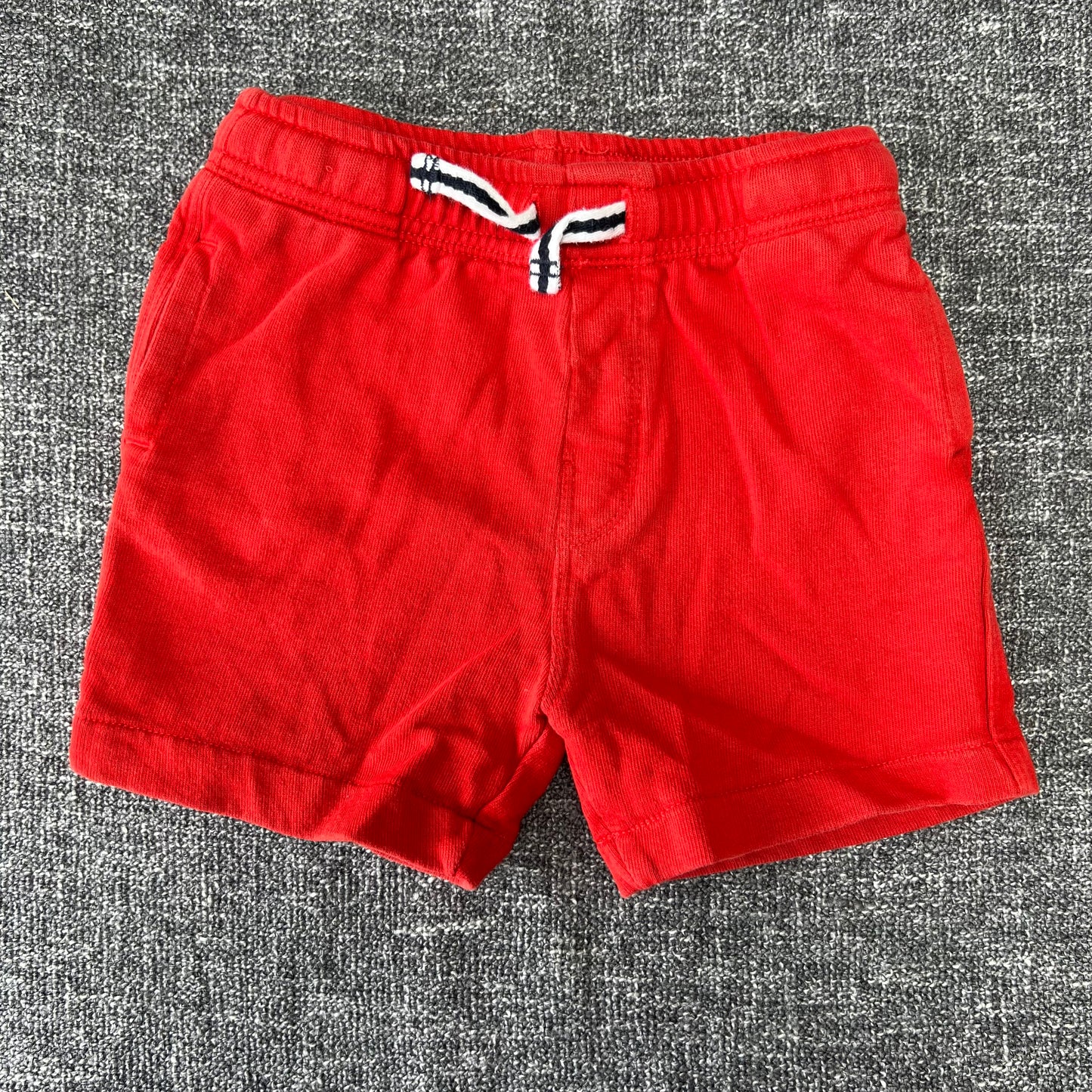 Boys 18-24 Month Plain Red Shorts