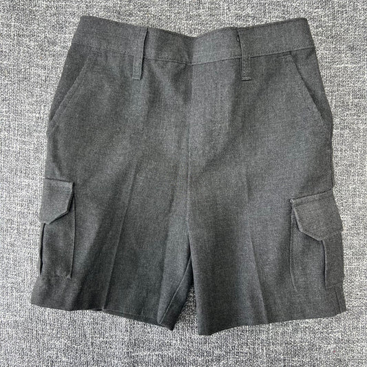 Boys 18-24 Month Grey Cargo Style School Shorts