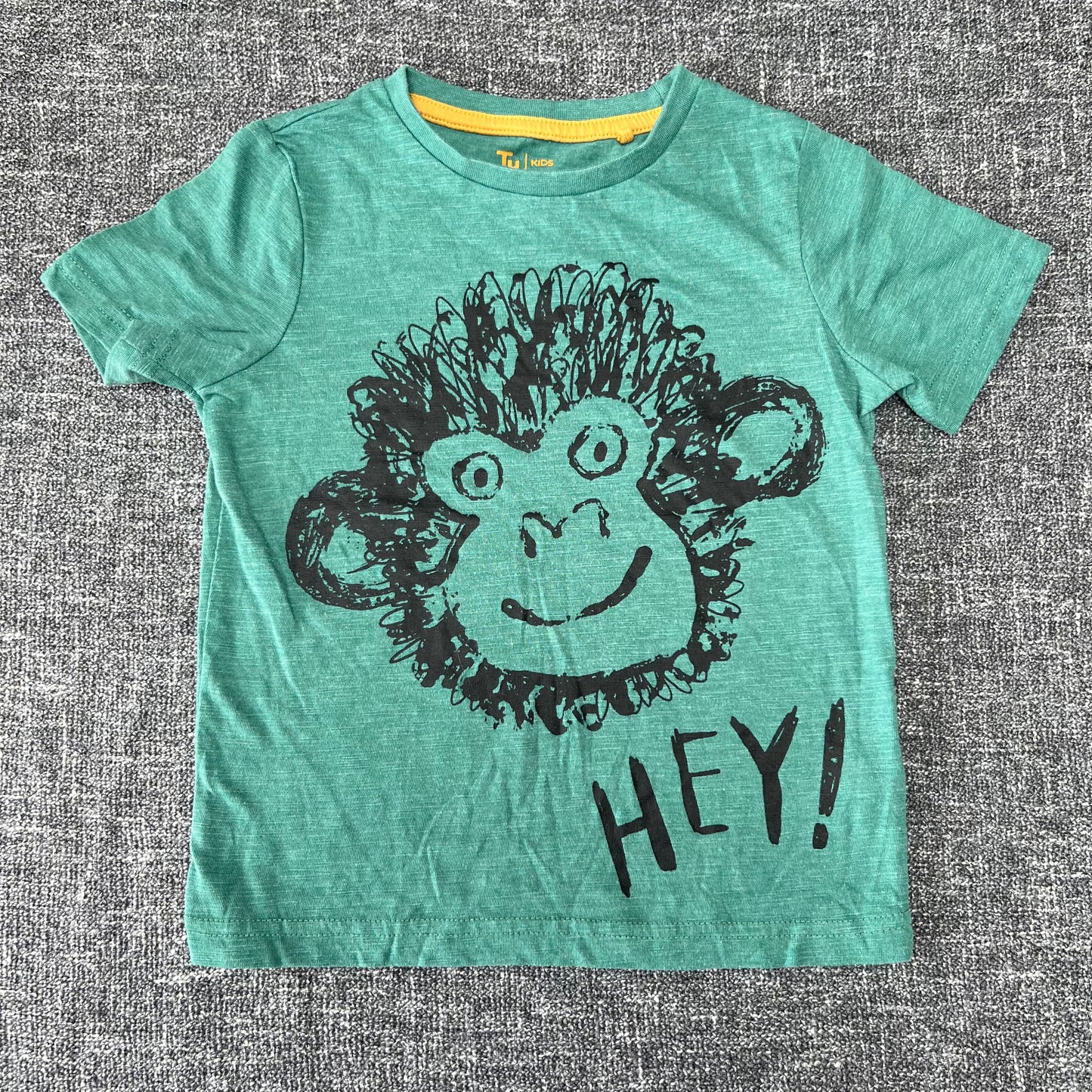 Boys 18-24 Month Green "Hey!" Money T-shirt