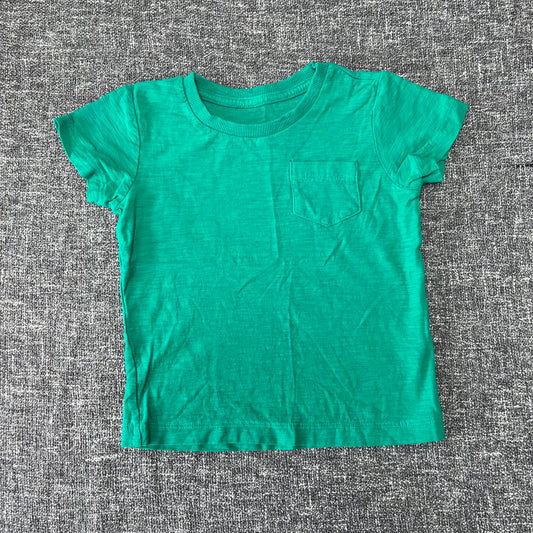 Boys 18-24 Month Plain Green T-shirt