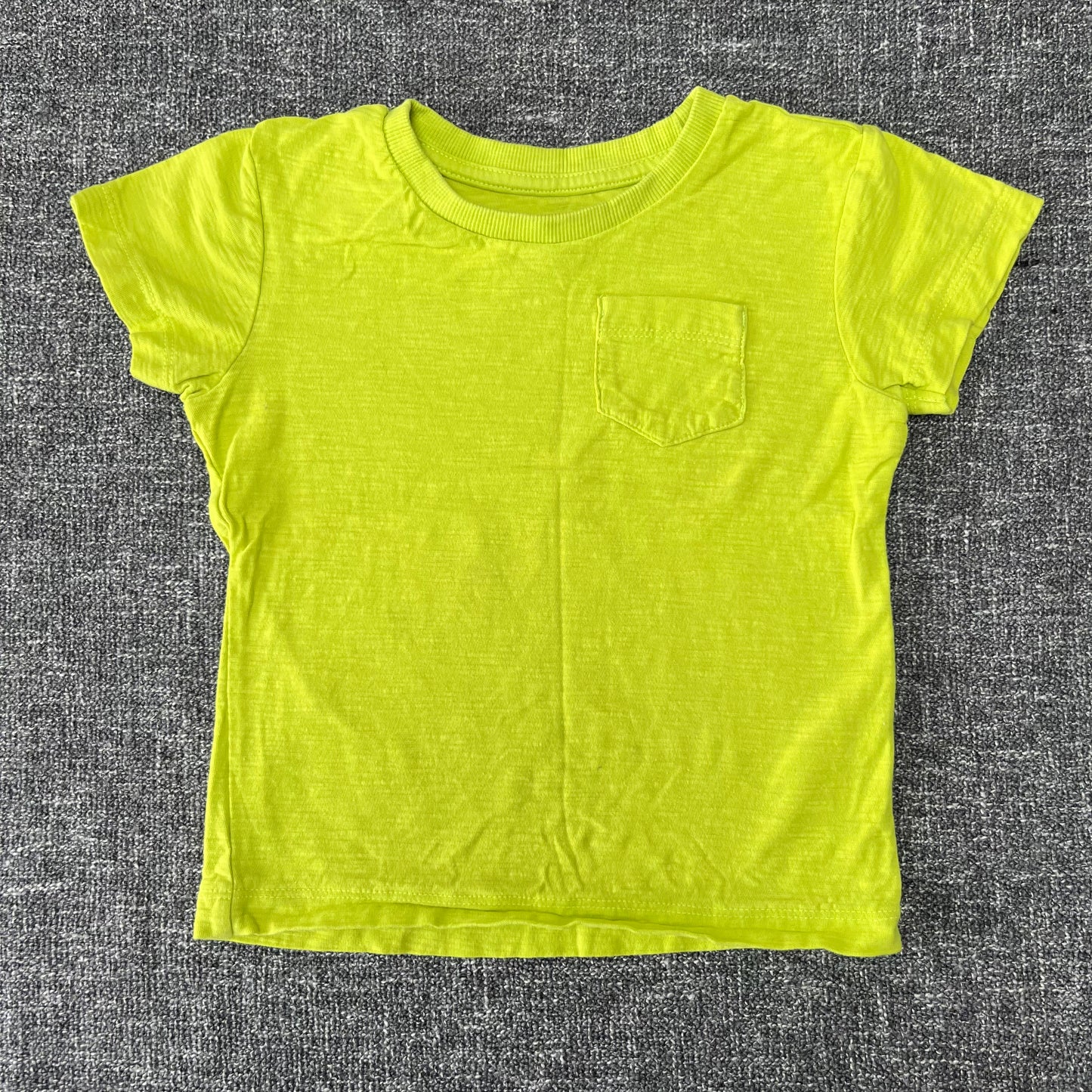 Boys 18-24 Month Plain Lime Green T-shirt