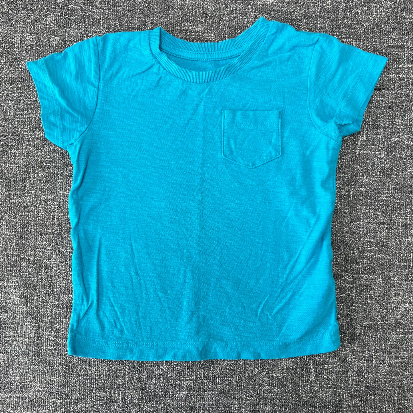 Boys 18-24 Month Plain Light Blue T-shirt