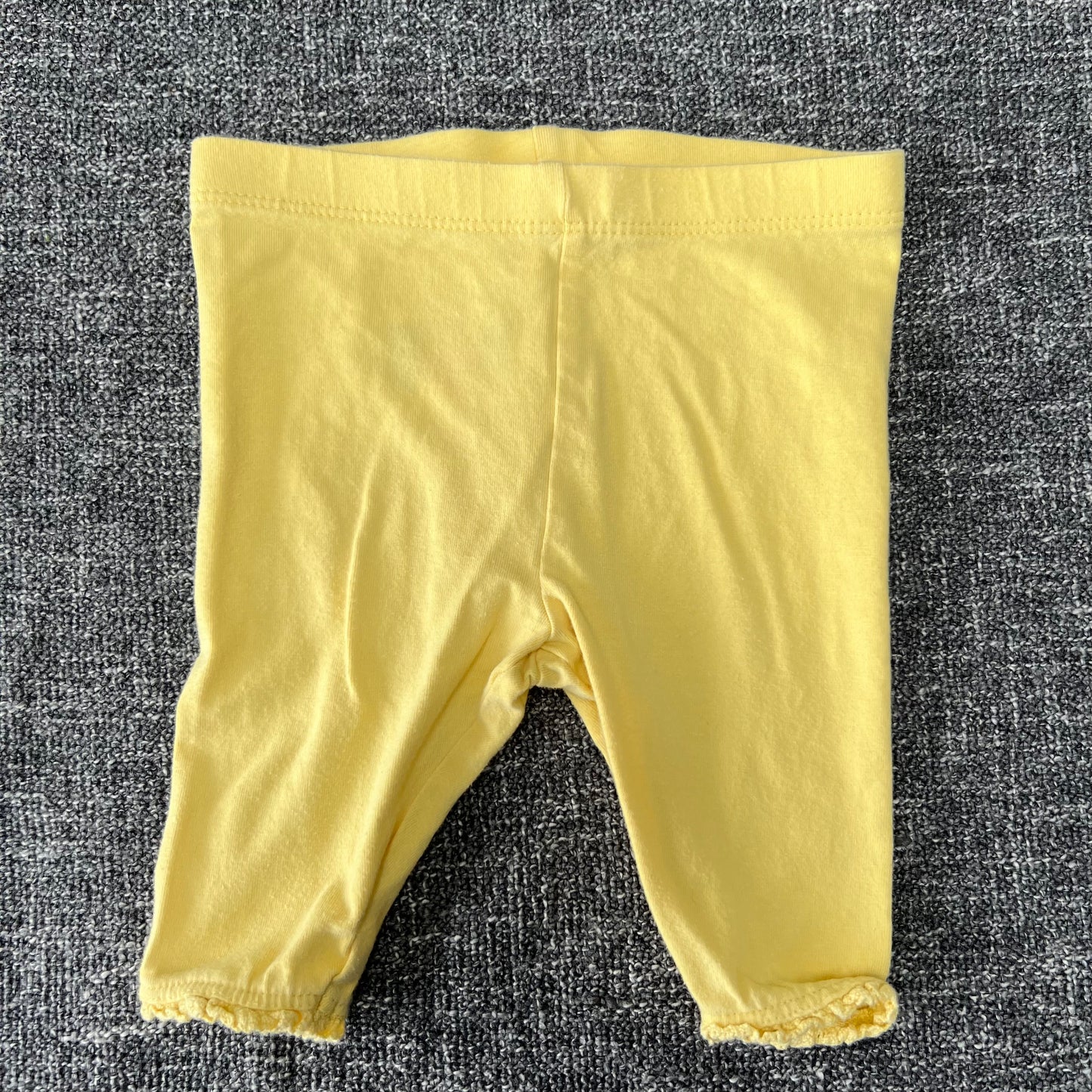 Girls 3-6 Month Plain Yellow Leggings (PIP)