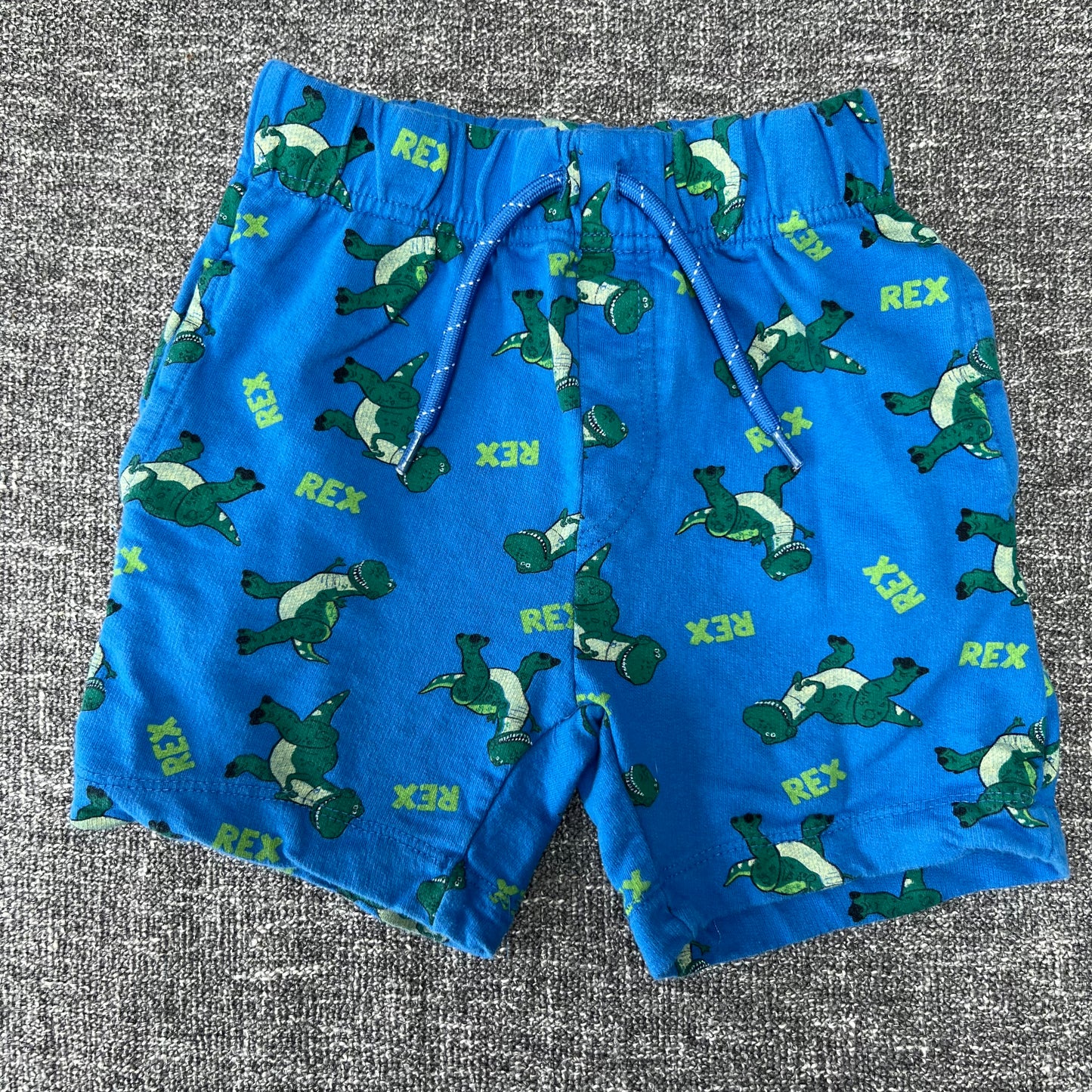 Boys 2-3 Year Blue Disney Toy Story "Rex" Shorts