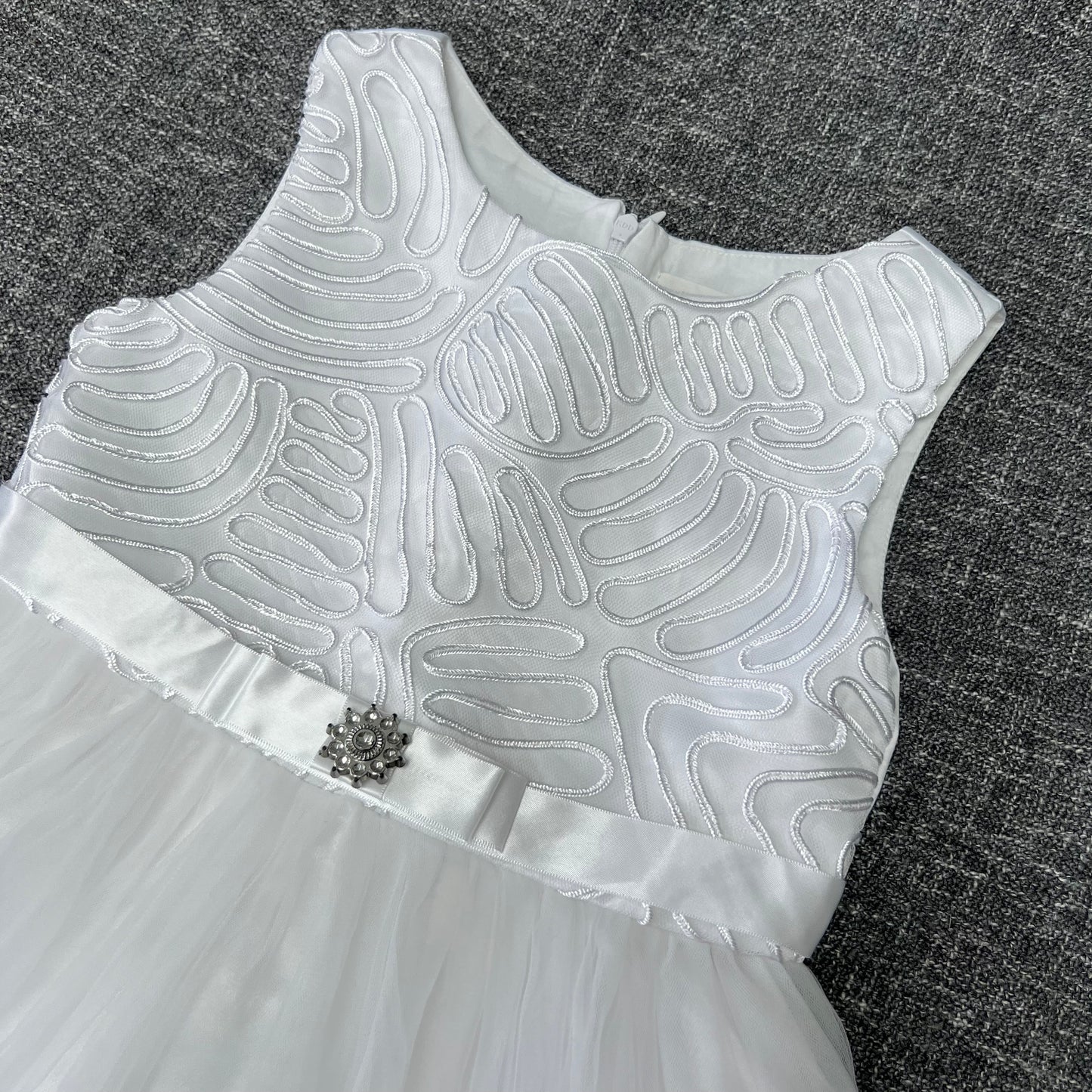 Girls 5-6 Year White Occassion Dress