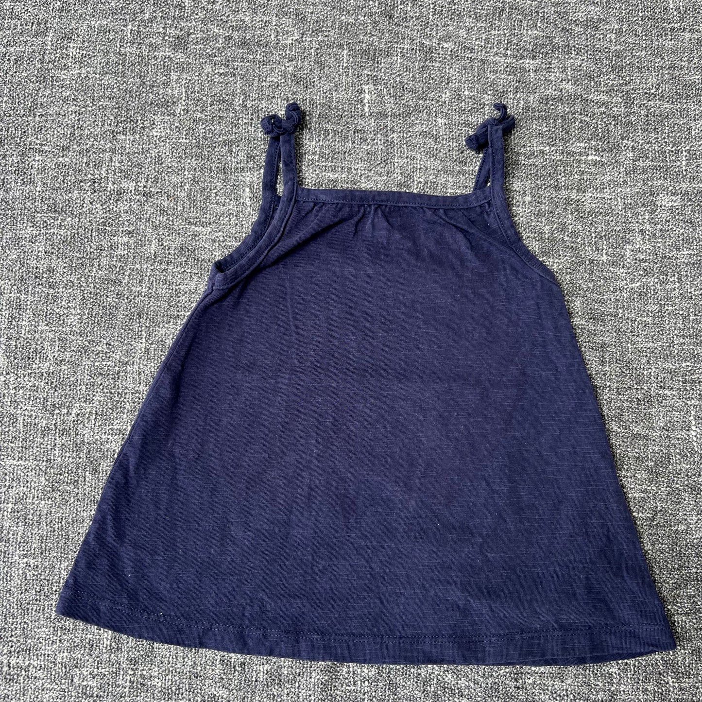 Girls 12-18 Month Plain Blue Summer Jersey Top