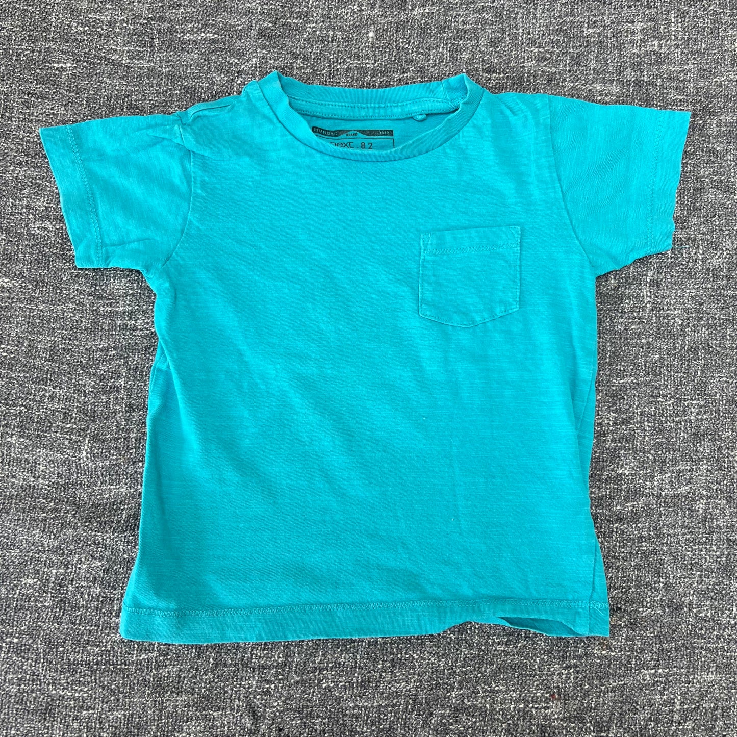 Boys 12-18 Month Plain Turquoise T-shirt