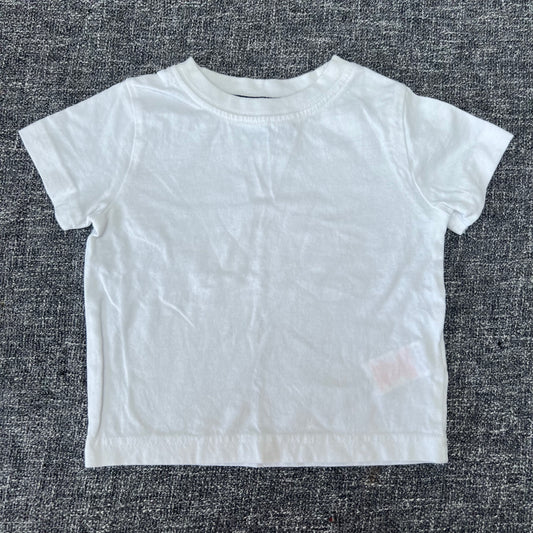 Boys 12-18 Month Plain White T-shirt