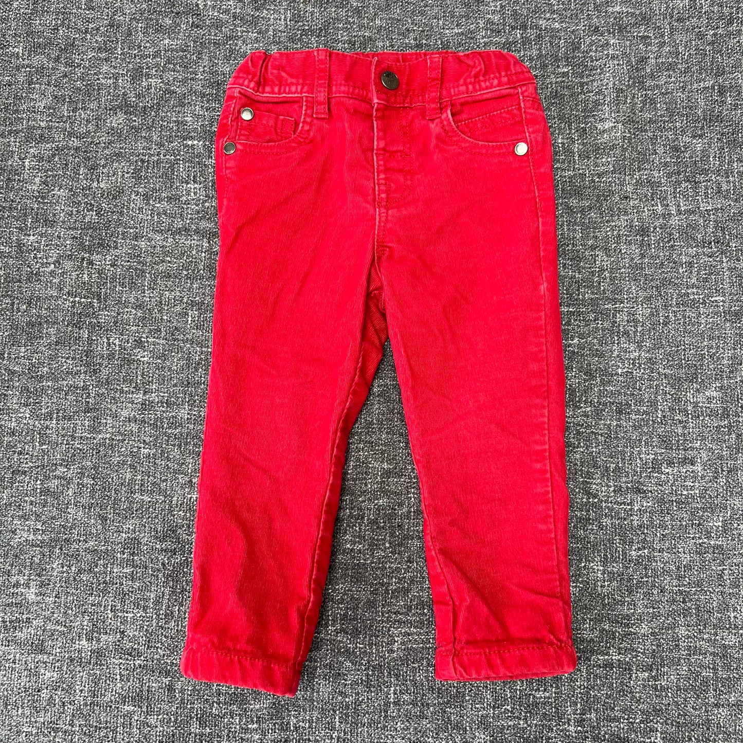 Boys 12-18 Month Red Cord Trousers