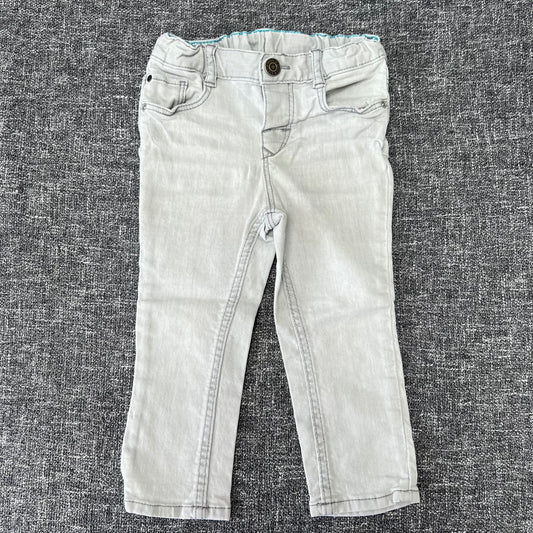 Boys 12-18 Month Light Grey Jeans