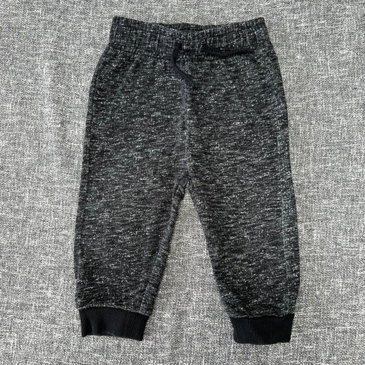 Boys 12-18 Month Black Marl Joggers