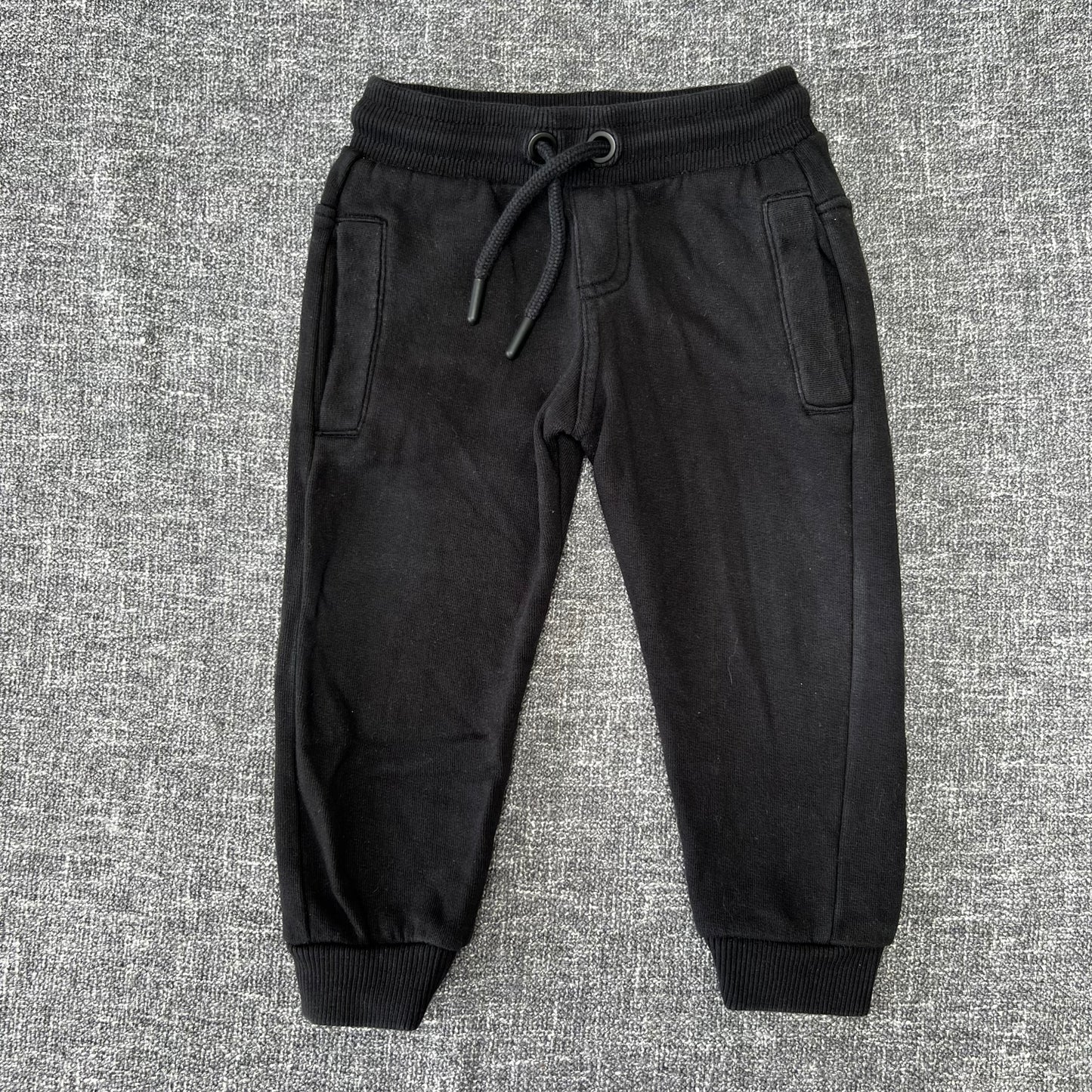 Boys 12-18 Month Plain Black Joggers