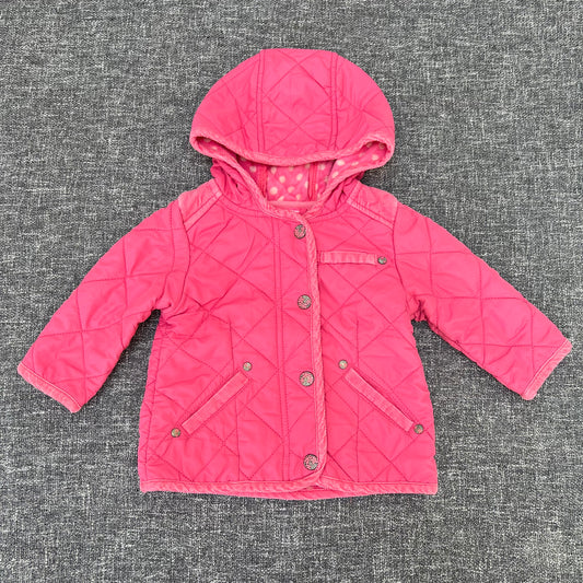 Girls 9-12 Month Pink Fleece Lined Jacket