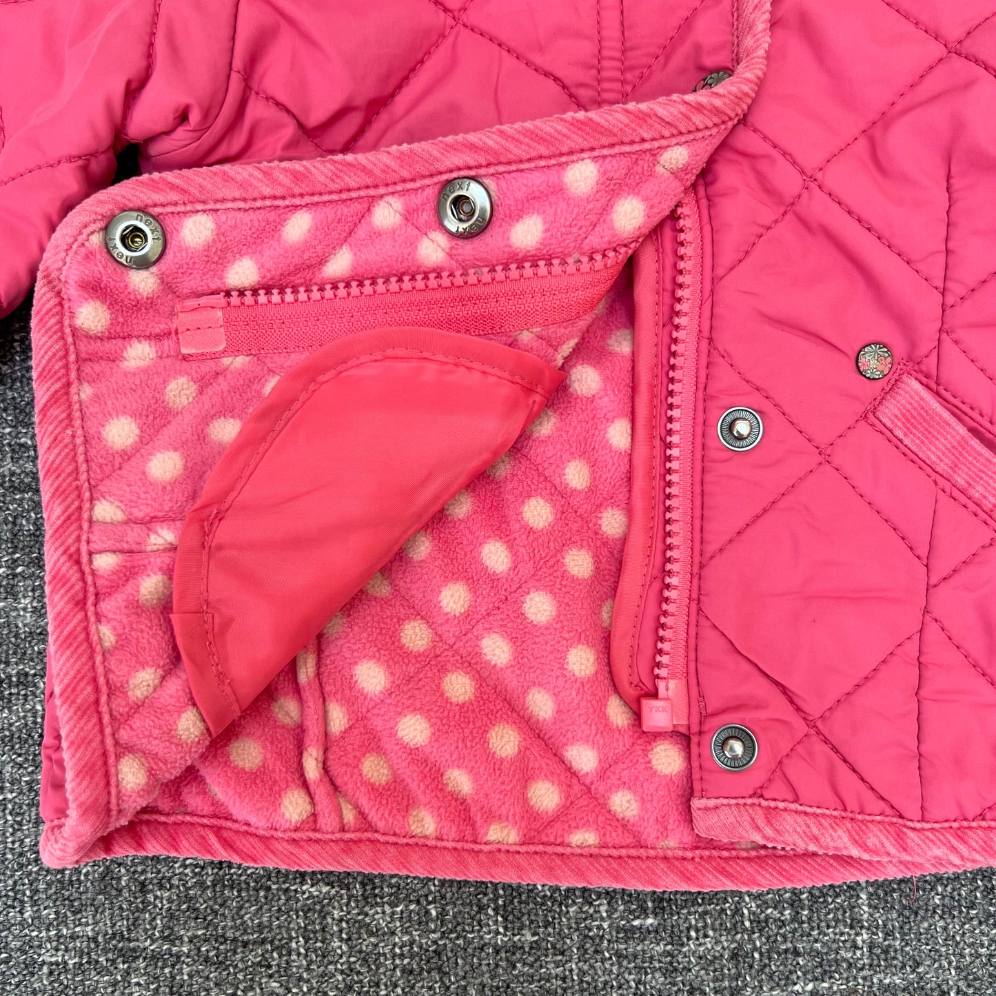 Girls 9-12 Month Pink Fleece Lined Jacket