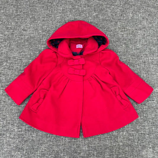 Girls 9-12 Month Red Winter Coat (PIP)