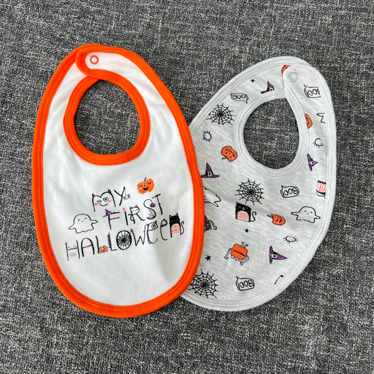 Boys / Girls  "My First Halloween" Bibs