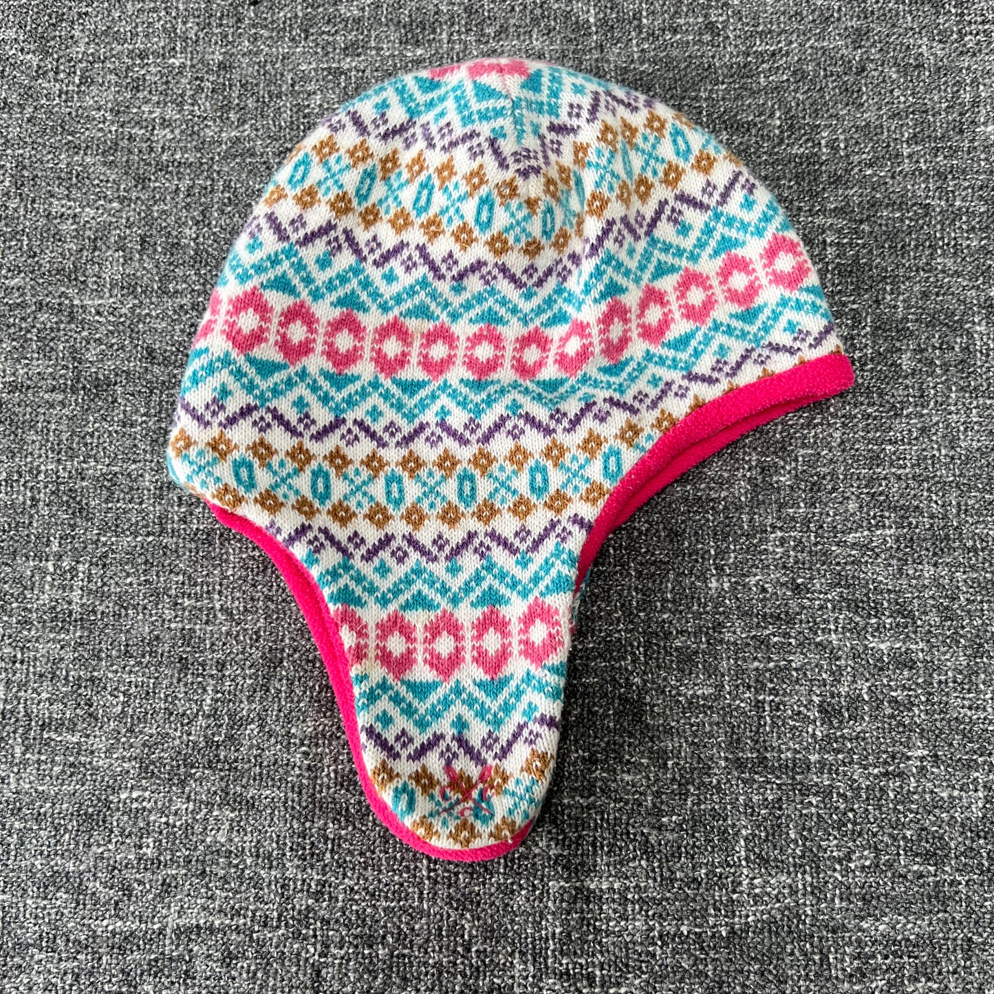 Girl 12-18 Month Multicoloured Patterned Winter hat (PIP)