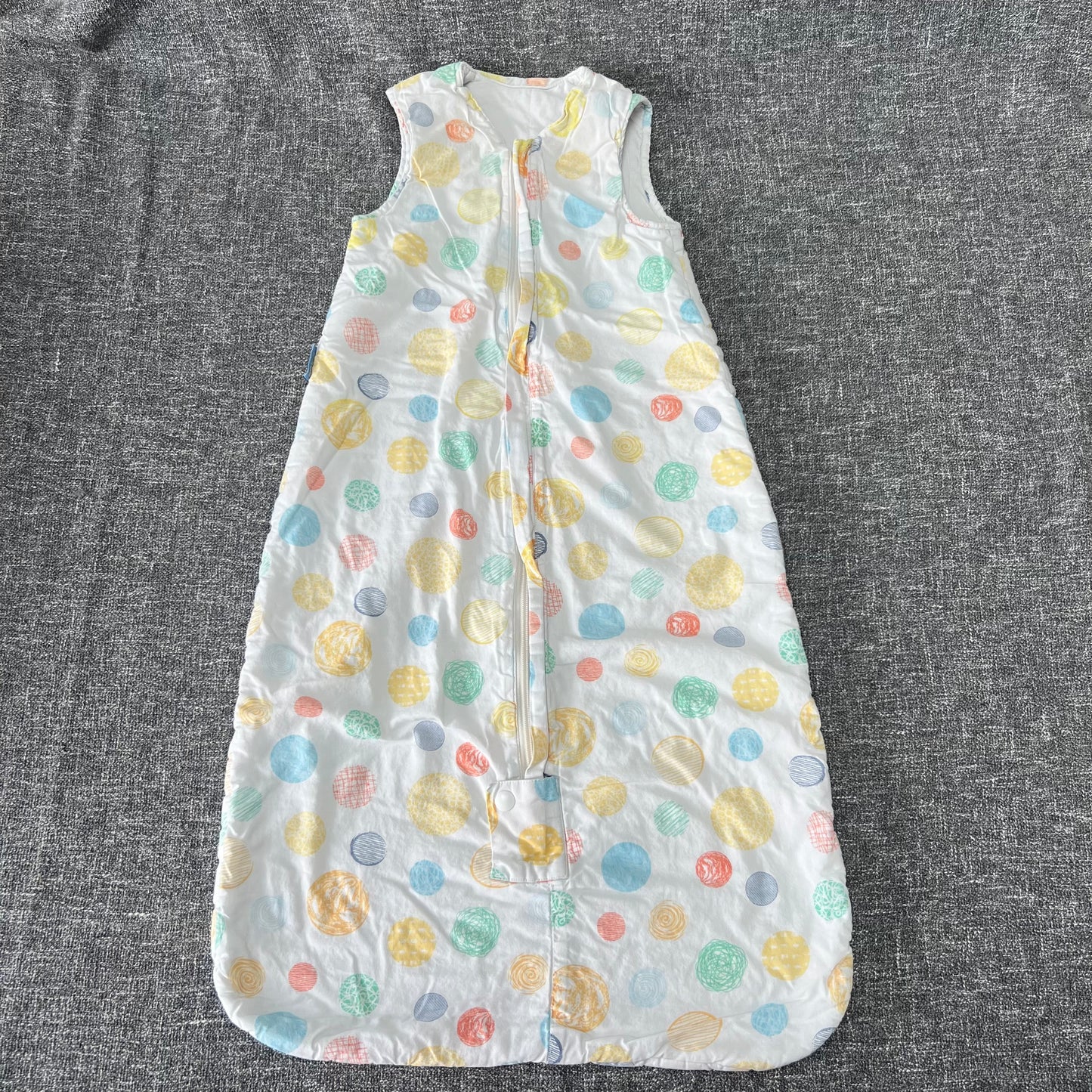 Boys / Girls 6-18 Month White With Coloured Spots Winter Travel Sleeping Bag (PIP)