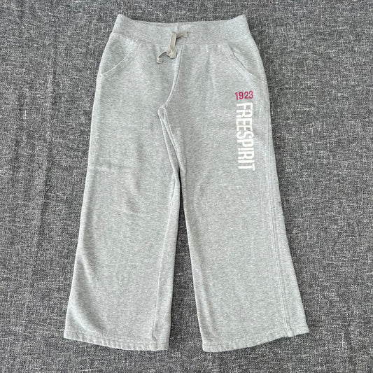 Boys 7-8 Year Grey "1923 Freespirit" Joggers (PIP)