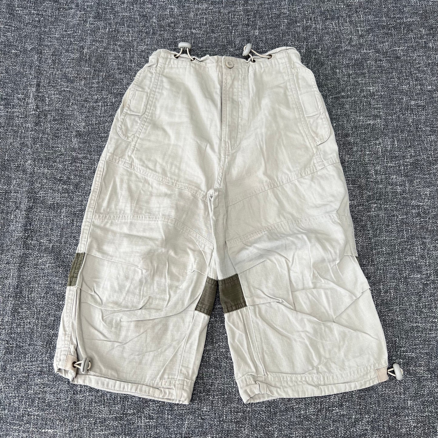 Boys 7-8 Year Beige Long Shorts