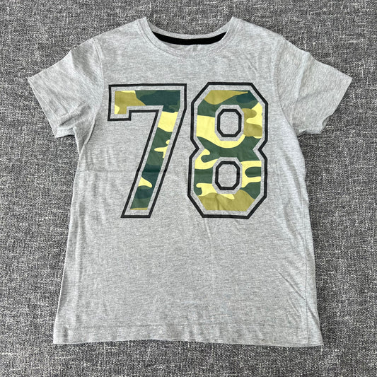 Boys 6-7 Year Grey "78" T-shirt