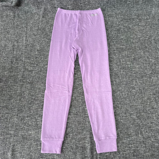 Girls 11-12 Year Purple Long Johns