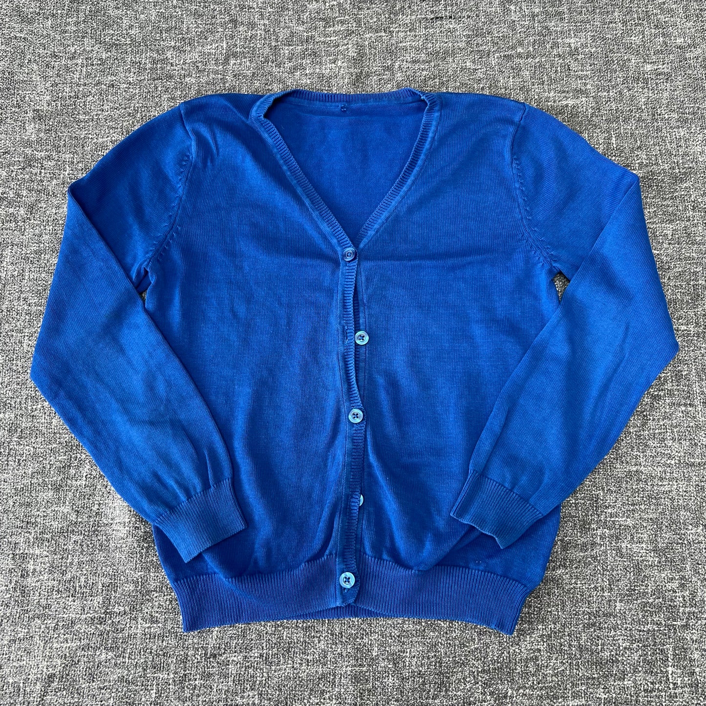 Girls 7-8 Year Royal Blue Summer School Cardigan