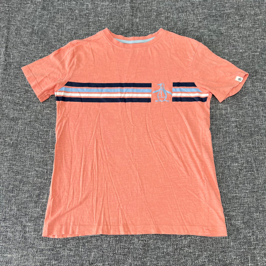 Boys 12-13 Year Pale Orange "Penguin" T-shirt