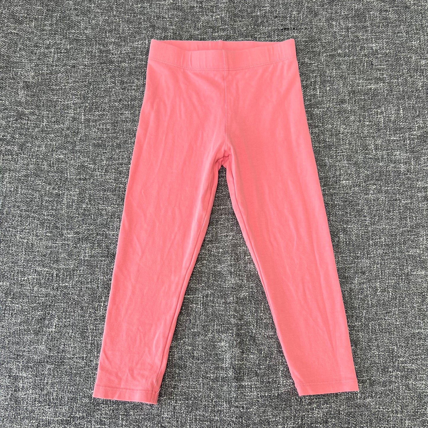 Girls 3-4 Year Plain Pink Leggings