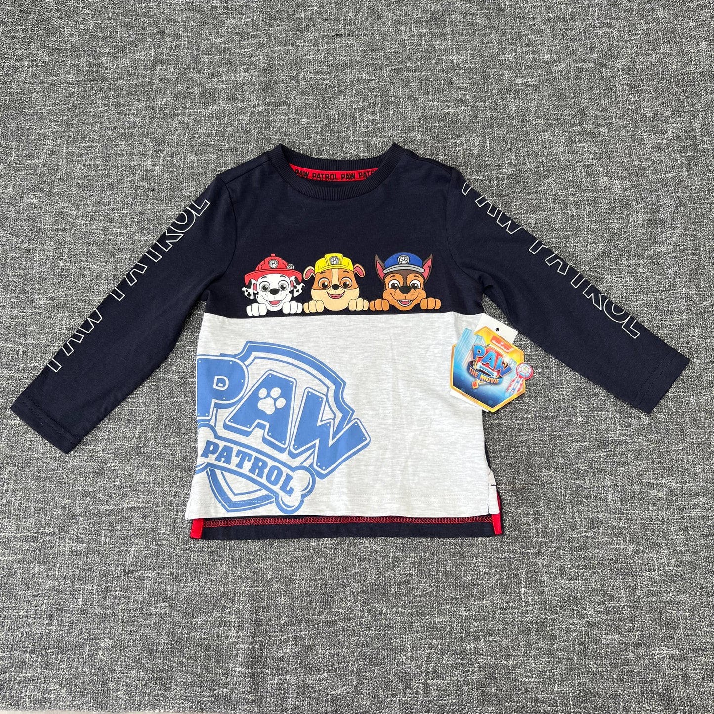 Boys 12-18 Month Blue & Grey "Paw Patrol" Long Sleeved Top NEW