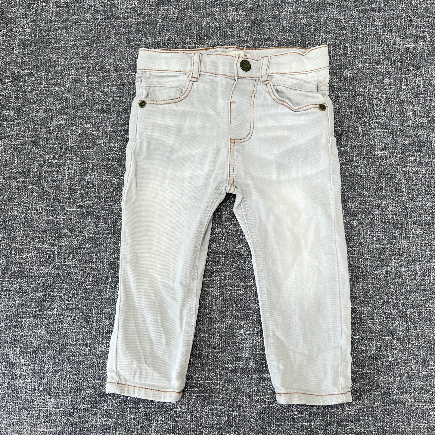 Boys 9-12 Month Light Grey Jeans