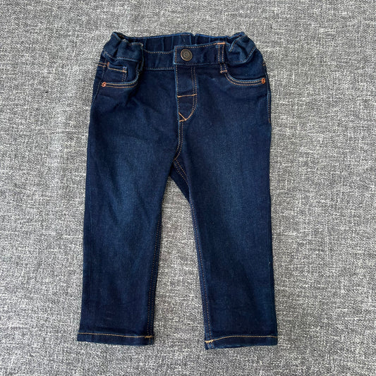 Boys 9-12 Month Dark Blue Denim Jeans